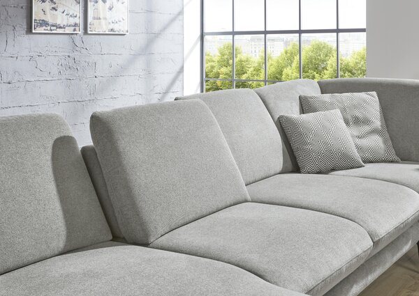 SEDACÍ SOUPRAVA, textil, šedá Dieter Knoll - Sedací soupravy