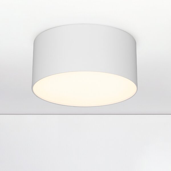 Bílé kovové stropní LED světlo Nova Luce Luldo 14 cm