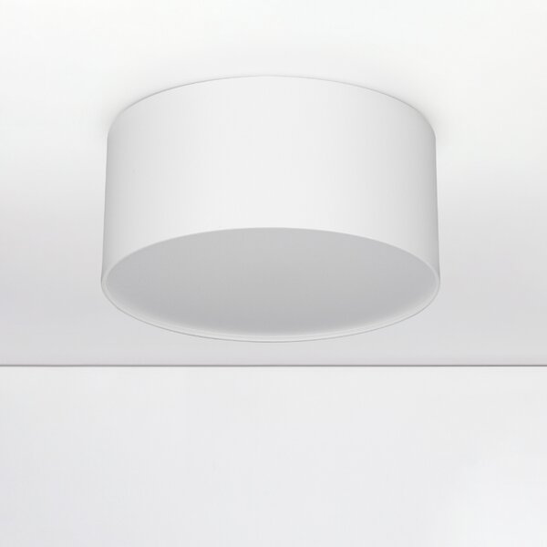 Bílé kovové stropní LED světlo Nova Luce Luldo 14 cm
