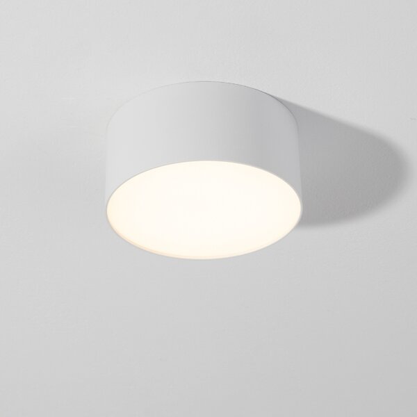 Bílé kovové stropní LED světlo Nova Luce Luldo 14 cm