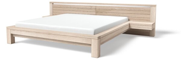 NEXT WHITE | Manželská postel s nočními stolky