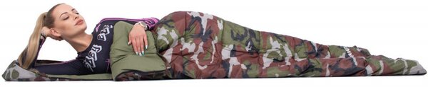 Spací pytel 210x73 cm, khaki SPRINGOS ZOLA