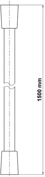 Hagser Ute sprchová hadice 150 cm černá HGR31000037