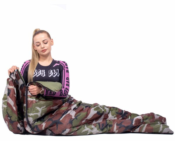 Spací pytel 210x73 cm, khaki SPRINGOS ZOLA
