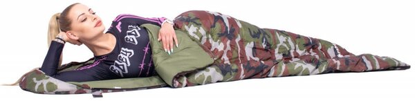 Spací pytel 210x73 cm, khaki SPRINGOS ZOLA