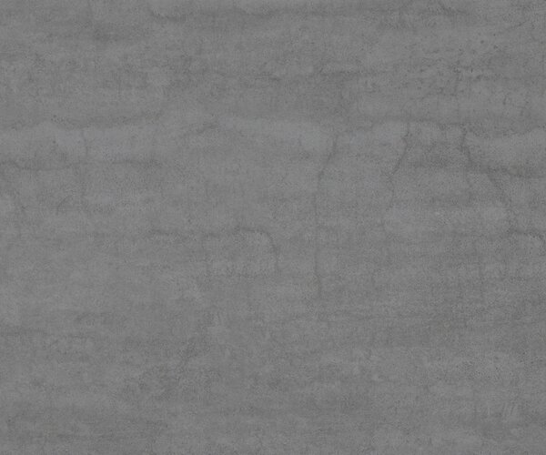 DELIFE TV stolek Cuor 150 cm keramika beton šedá 1 výklopná dvířka 1 zásuvka podnož závěsná kov černá