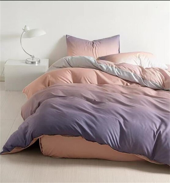 Sendia 7-dílné povlečení z mikrovlákna140x200 cm růžovo fialové ombré