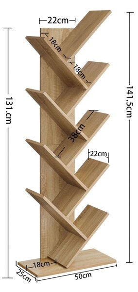 VASAGLE LBC011W11 Knihovna
