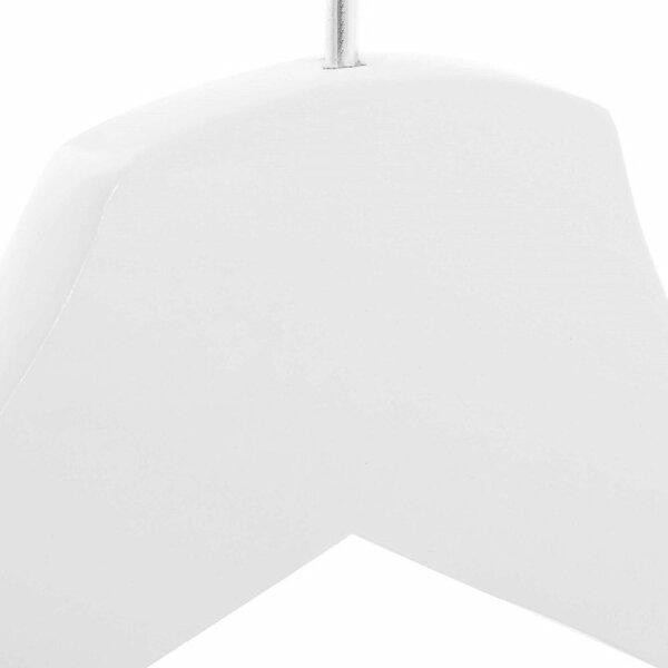 Dřevěná ramínka 42,5 cm, bílá, sada 20ks SPRINGOS HG0059