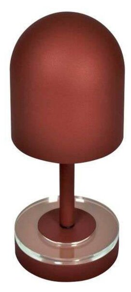 AYTM Akumulátorová lampa Luceo, hnědá, kov, 24 cm, stmívatelné, IP44, stmívatelný, Hnědá / rez, Obývací pokoj / jídelna, kov, Moderní
