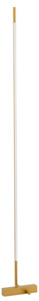 Zlatá kovová stojací LED lampa Nova Luce Raccio 140 cm