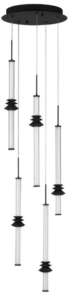 Černé závěsné LED světlo Nova Luce Atmosfera II. 35 cm