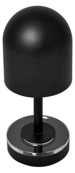 AYTM Akumulátorová lampa Luceo, černá, kov, 24 cm, stmívatelné, IP44, stmívatelný, Černá, Obývací pokoj / jídelna, kov, Moderní