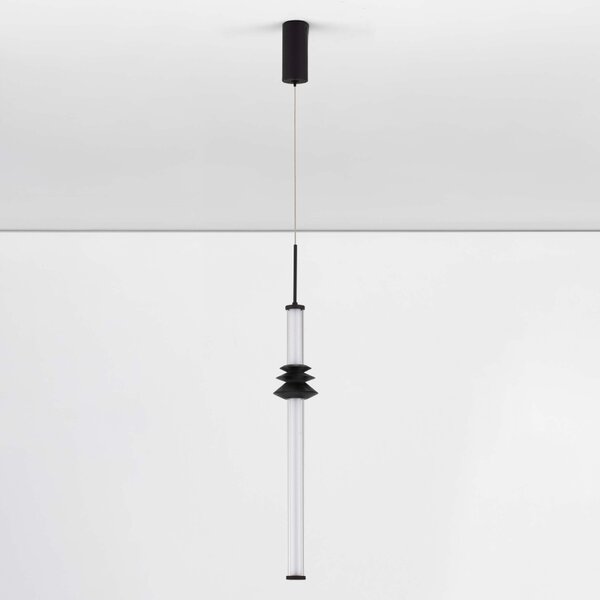 Černé závěsné LED světlo Nova Luce Atmosfera 8 cm