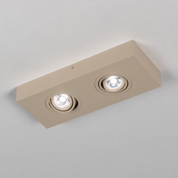 Stropní LED svítidlo Spot Quality Quadra 2 Taupe (LMD)