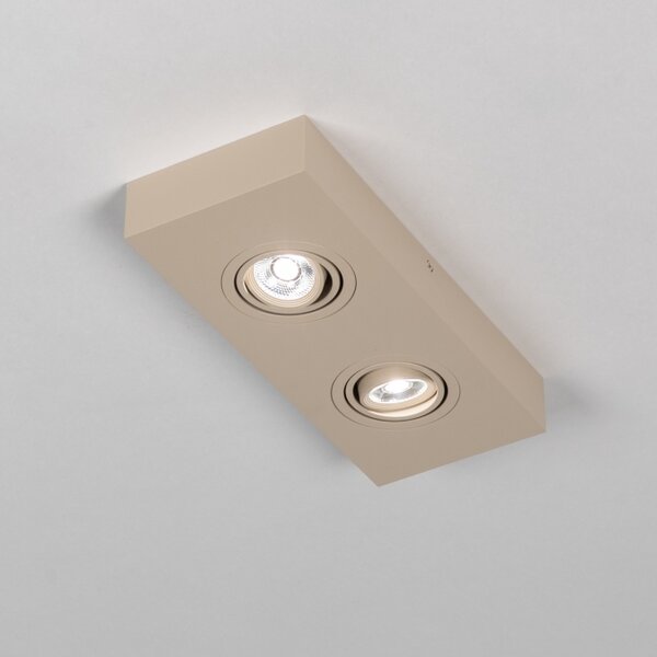 Stropní LED svítidlo Spot Quality Quadra 2 Taupe (LMD)