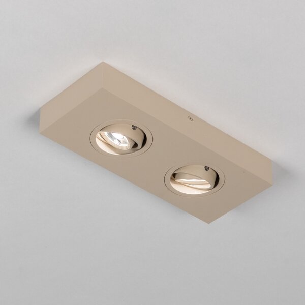 Stropní LED svítidlo Spot Quality Quadra 2 Taupe (LMD)