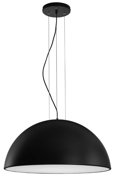 Černé kovové závěsné světlo Nova Luce Tholos 70 cm