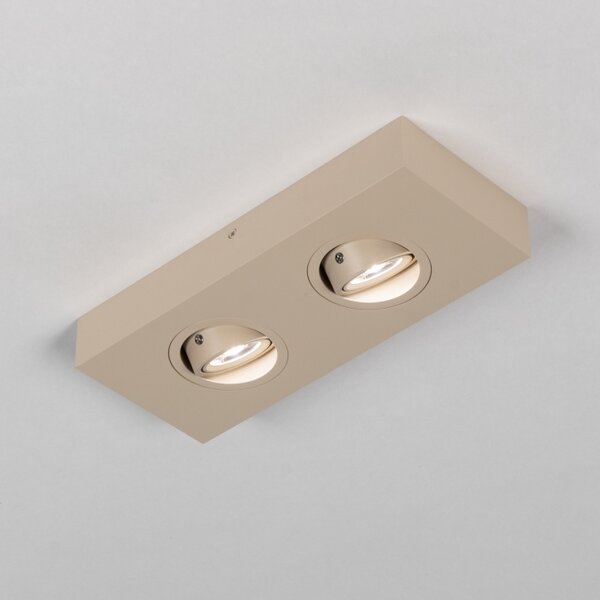Stropní LED svítidlo Spot Quality Quadra 2 Taupe (LMD)