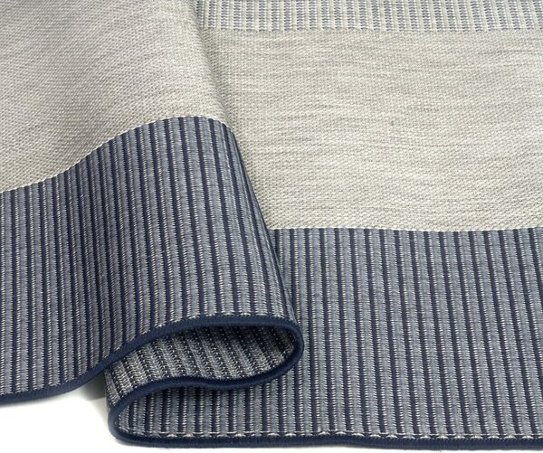Fargotex Bílo-modrý koberec Madera 160 x 230 cm