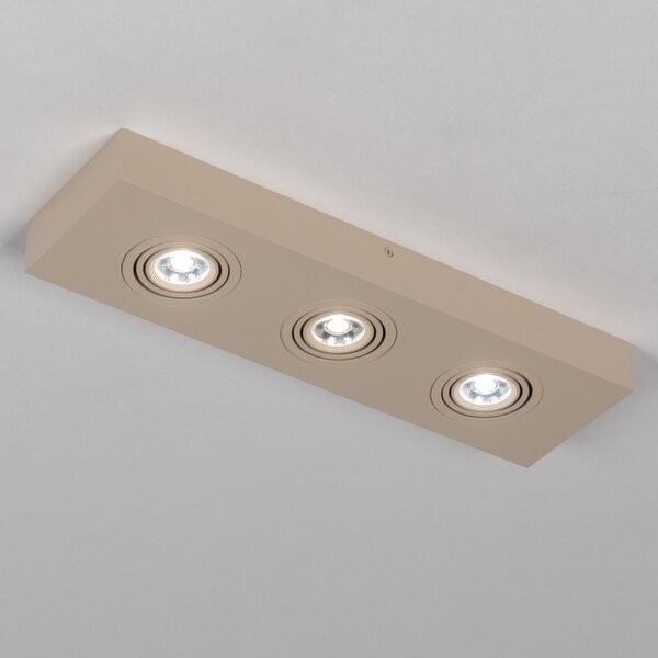Stropní LED svítidlo Spot Quality Quadra 3 Taupe (LMD)