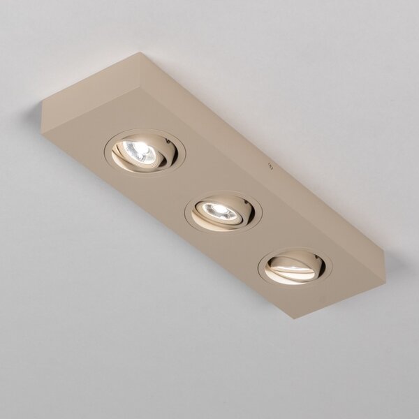 Stropní LED svítidlo Spot Quality Quadra 3 Taupe (LMD)
