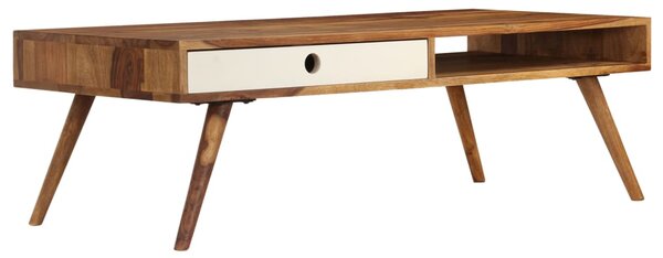 Konferenční stolek z masivního sheeshamu 110 x 50 x 35 cm