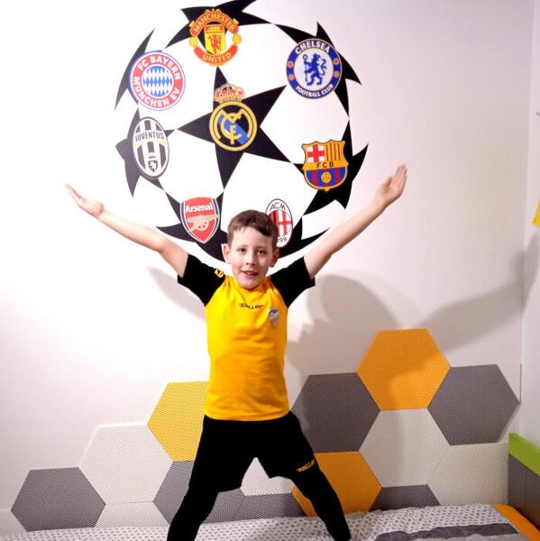 INSPIO Samolepky na zeď - Fotbalové kluby UEFA