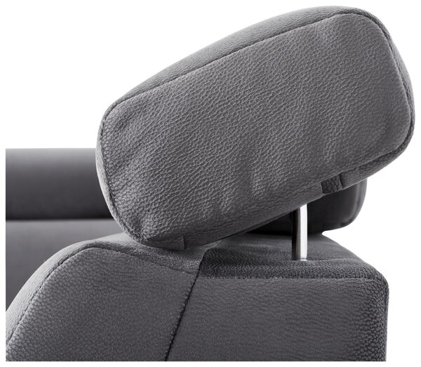 ROHOVÁ SEDAČKA, textil, tmavě šedá Carryhome - Sedací soupravy