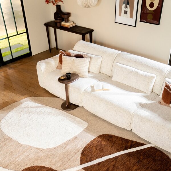 By-Boo Černý dřevěný odkládací stolek Fenix 40 x 30 cm