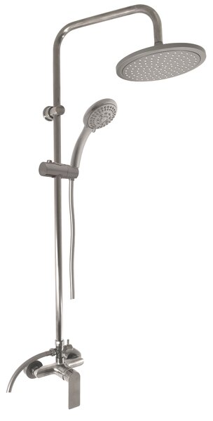 Slezák - RAV Sprchový komplet se směšovací baterií NIL - NL182.5/7-61MGL, Metal Grey lesk