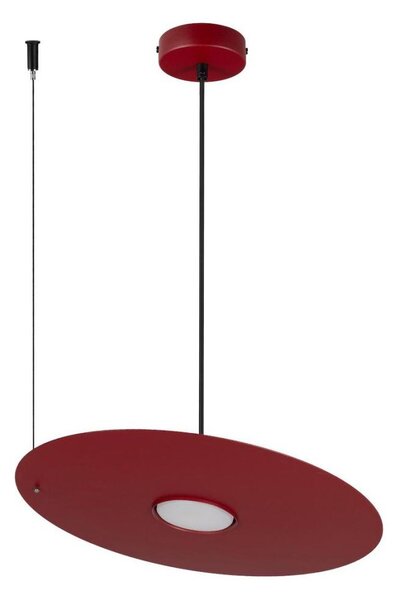 Lustr na lanku PIATTO 1xGX53/15W/230V pr. 35 cm vínová