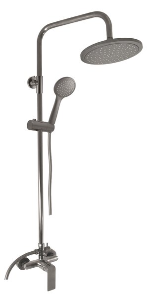 Slezák - RAV Sprchový komplet se směšovací baterií NIL - NL182.5/5-43MGK, Metal Grey kartáčovaná