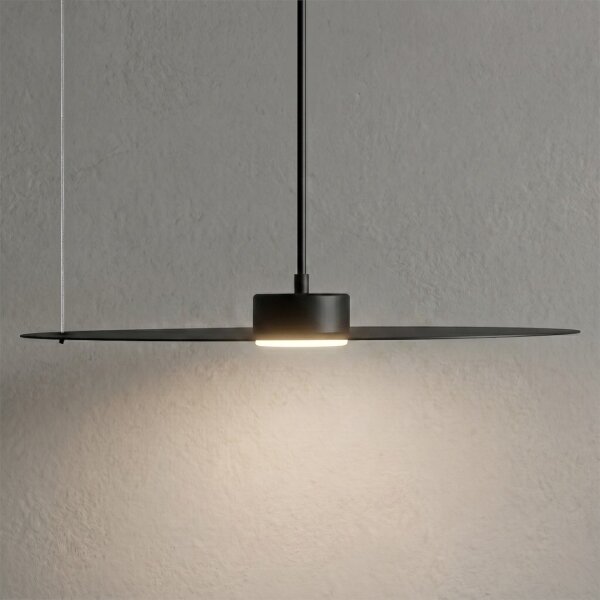 Lustr na lanku PIATTO 1xGX53/15W/230V pr. 45 cm černá