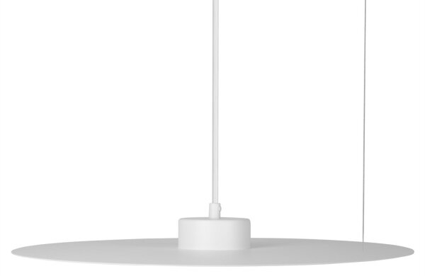 Lustr na lanku PIATTO 1xGX53/15W/230V pr. 45 cm bílá