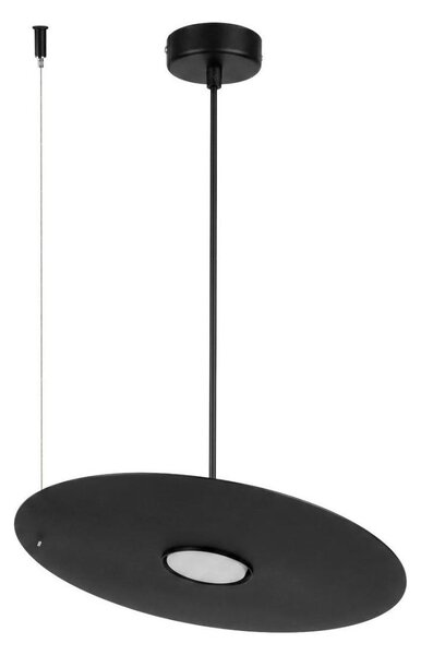 Lustr na lanku PIATTO 1xGX53/15W/230V pr. 35 cm černá
