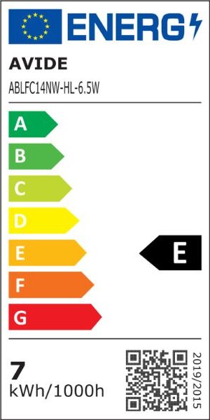 Prémiová retro LED žárovka svíčka E14 6,5W 806lm, denní, filament, ekv. 60W, 3 roky