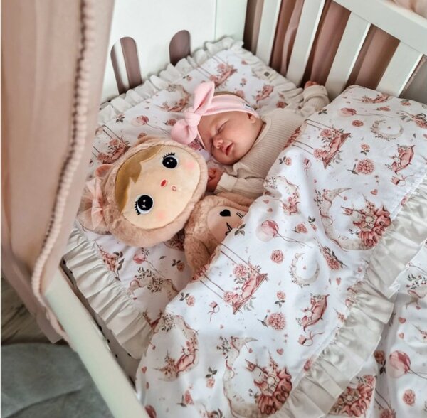 Ložní povlečení - komplet - králíček Velikost: 75x100, 50x40, Polštář ušít pro: starší dítě
