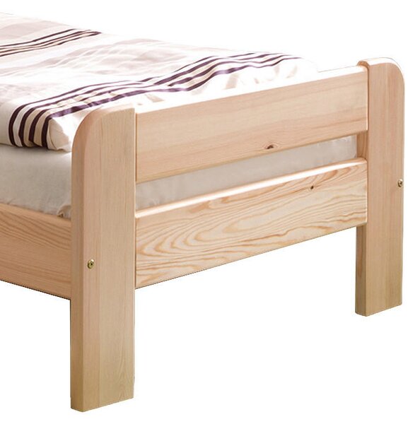 POSTEL, 100/200 cm barvy borovice MID.YOU - Jednolůžkové postele, Online Only