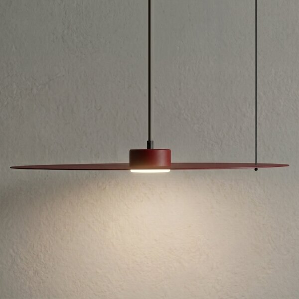 Lustr na lanku PIATTO 1xGX53/15W/230V pr. 55 cm vínová