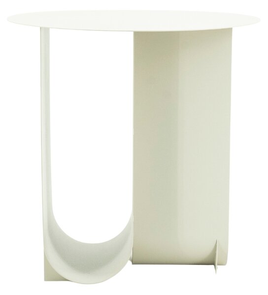 By-Boo Šedý kovový odkládací stolek Otus 45 cm