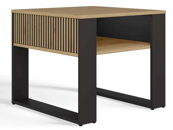 TP Living Konferenční stolek Lawa Modern 2P MINI SLIM dub artisan/černý