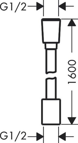 Hansgrohe Designflex sprchová hadice 160 cm || 28260820