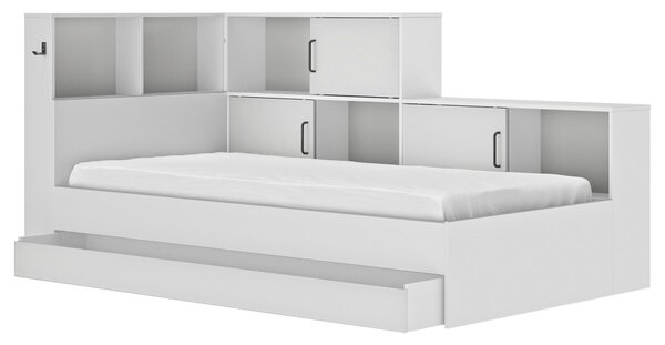 POSTEL S ÚLOŽNÝM PROSTOREM, 90/200 cm, bílá MID.YOU - Online Only dětské postele, Online Only