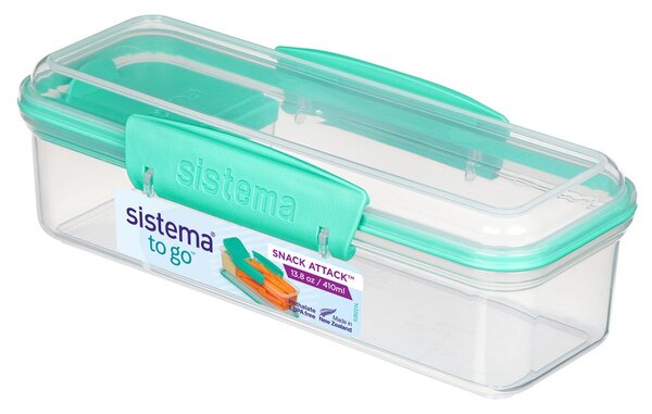 Sistema Svačinový box To Go Snack Attack, 410 ml, zelená