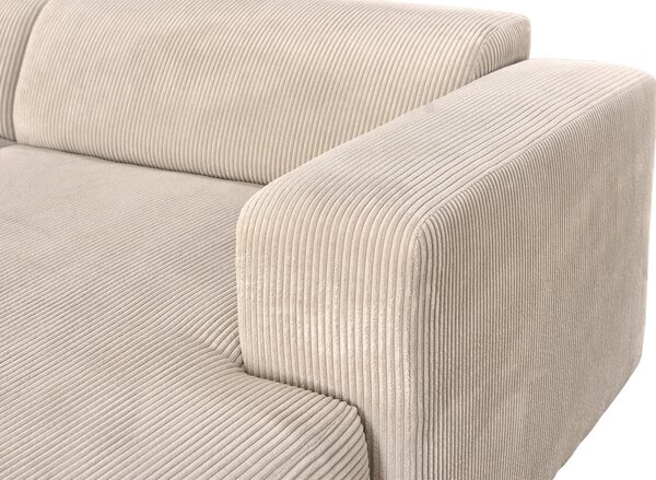 ROHOVÁ SEDAČKA, textil, krémová P & B - Sedací soupravy, Online Only