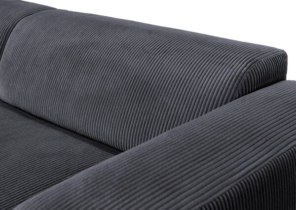 ROHOVÁ SEDAČKA, textil, barvy grafitu P & B - Sedací soupravy, Online Only