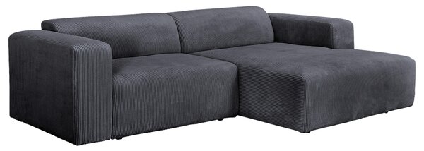 ROHOVÁ SEDAČKA, textil, barvy grafitu P & B - Sedací soupravy, Online Only