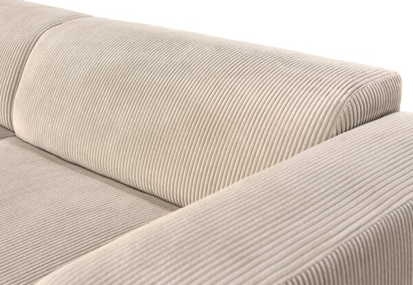 ROHOVÁ SEDAČKA, textil, krémová P & B - Sedací soupravy, Online Only