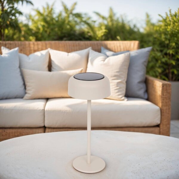 Hesperide - LED Solární stolní lampa BOLTY LED/3,7V 2600 mAh IP65 béžová